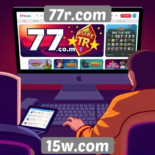 Análise da experiência de usuário no 77r.com